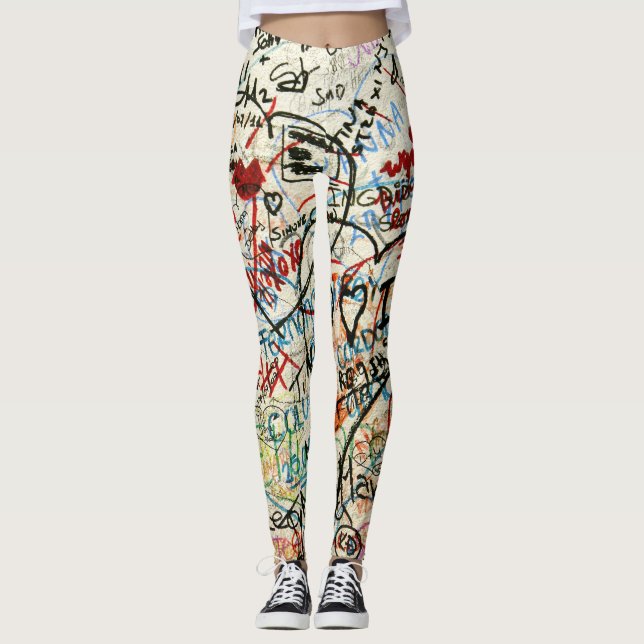 Romeo och Juliet kärlek brev Leggings (Framsida)