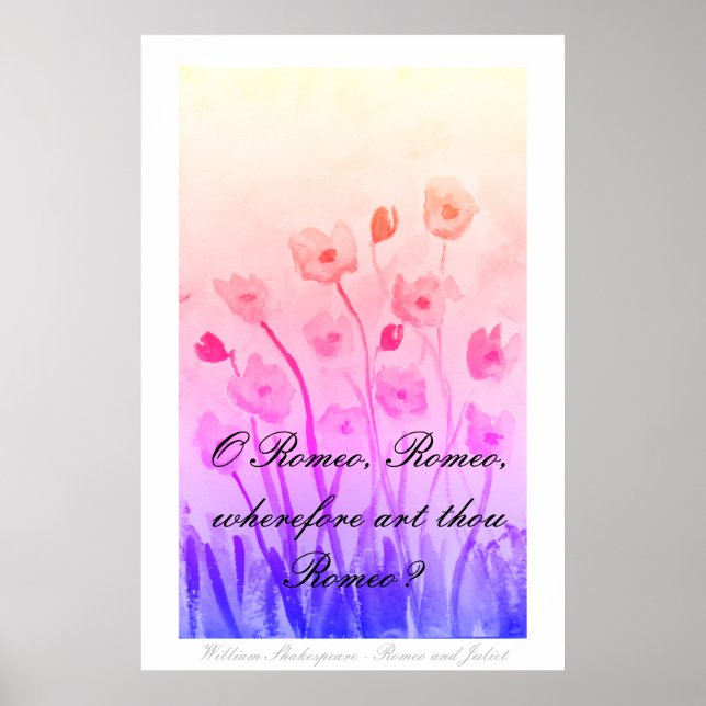 Romeo och Juliet Poster (Framsidan)