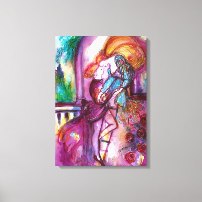 ROMEO OCH JULIET Romantic Valentines Day Canvastryck (Framsida)