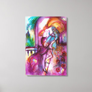 ROMEO OCH JULIET Romantic Valentines Day Canvastryck