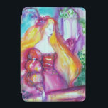 ROMEO OCH JULIET Romantic Valentines Day iPad Mini Skydd<br><div class="desc">Balkony-scen från Romeo- och Juilettragedin av William Shakespeare.Ursprunglig vattenfärgning av contemporary med guldfolie och iridescent färg i ljust lila,  rosa,  grönt,  gult orange,  teal,  turquas,  vit ..Målning av Bulgan Lumini (c)</div>