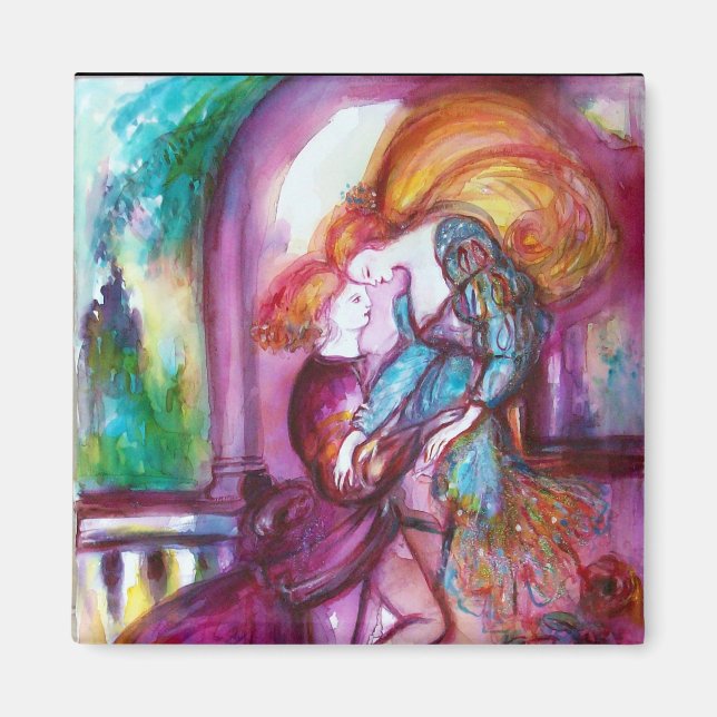 ROMEO OCH JULIET Romantic Valentines Day Magnet (Framsidan)
