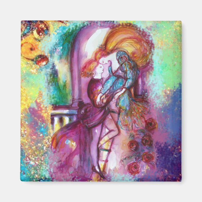 ROMEO OCH JULIET Romantic Valentines Day Magnet (Framsidan)