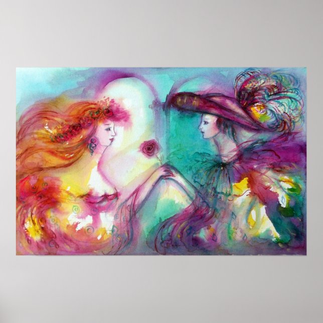 ROMEO OCH JULIET Romantic Valentines Day Poster (Framsidan)