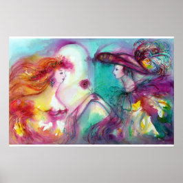 ROMEO OCH JULIET Romantiska Alla Hjärtans Dag Poster
