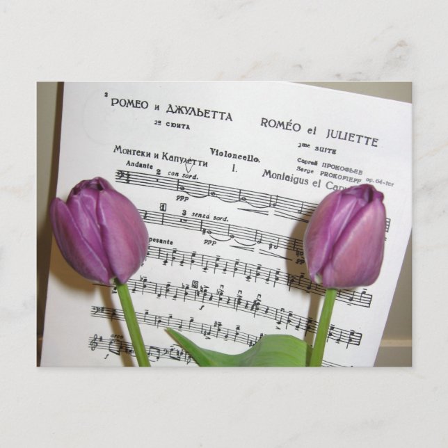 Romeo och Juliet vykort (Framsida)