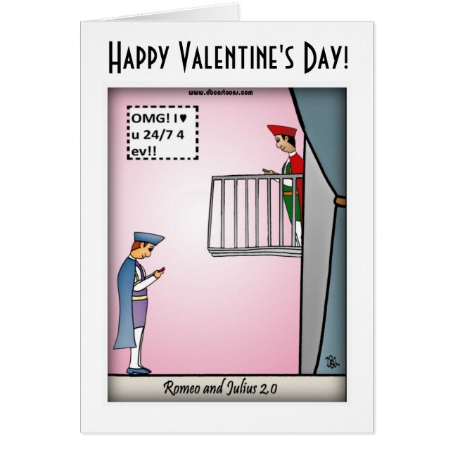 Romeo och Julius Card Hälsningskort (Framsidan)