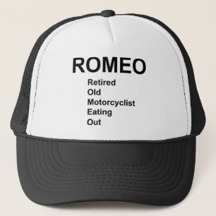 Romeo ryttaret-skjortor keps