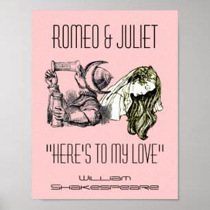 Romeo Toast to Juliet Poster Shakespeare Festival