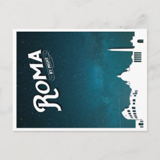 Romer på natten. vykort