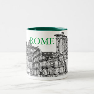 Romer, Rom... resegåvor från souvenir Två-Tonad Mugg