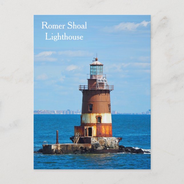 Romer Shoal Lighthouse vykort (Framsida)