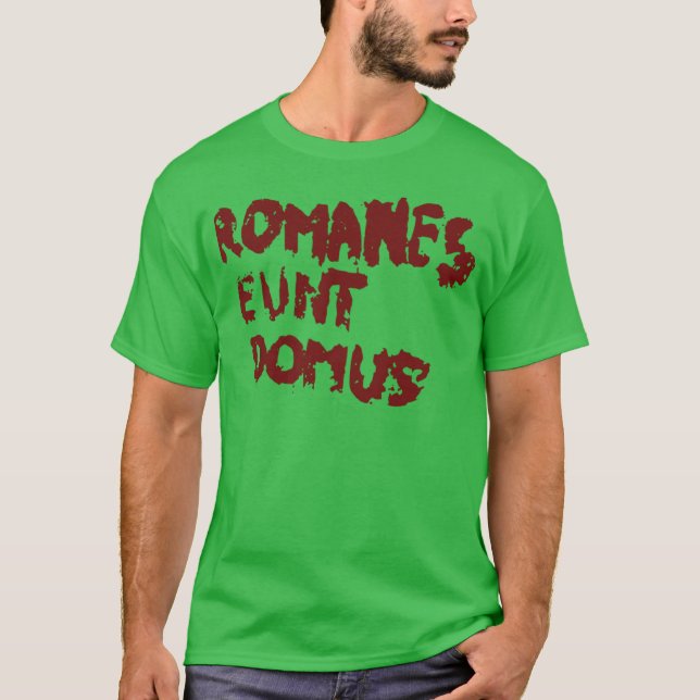 Romerna går hem pojke t shirt (Framsida)