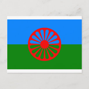 Romernas flagga - Romernas flagga Vykort
