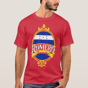 Romero Family Honduras Flagga T Shirt