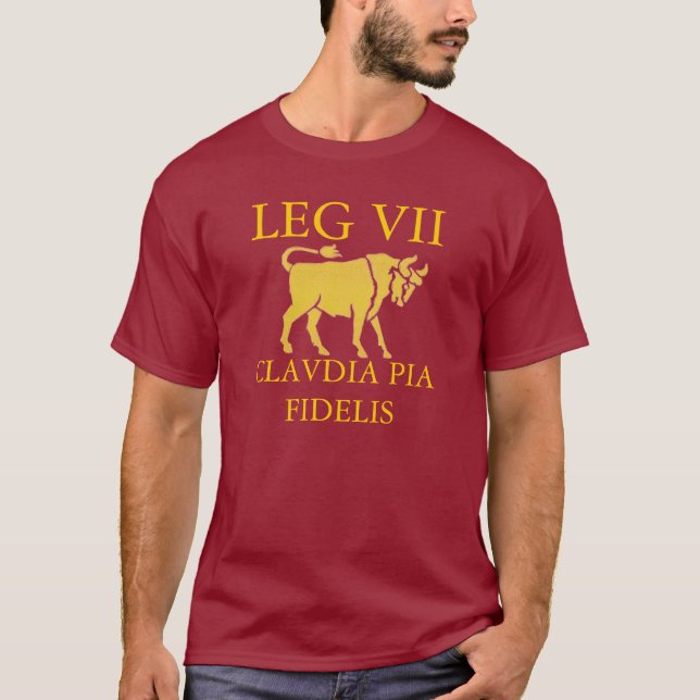 Romersk 7:elegion (Claudia) Tee (Framsida)