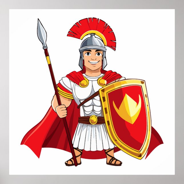 Romersk centurion poster (Framsidan)