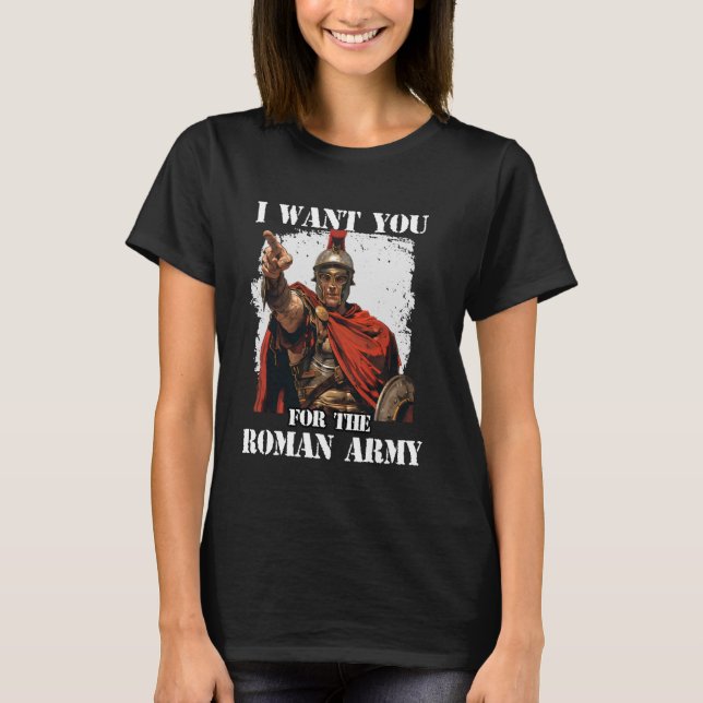 Romersk centurion SPQR Gladiator T för romersk leg Shirt (Framsida)
