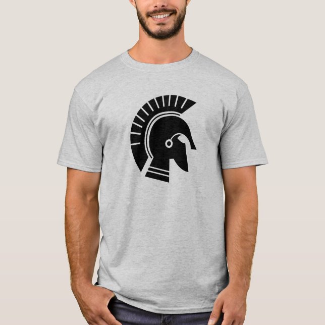 Romersk hjälm t shirt (Framsida)