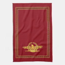 Romersk imperialistisk SPQR-örnkökshandduk Kökshandduk