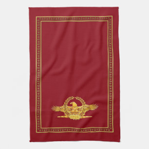 Romersk imperialistisk SPQR-örnkökshandduk Kökshandduk
