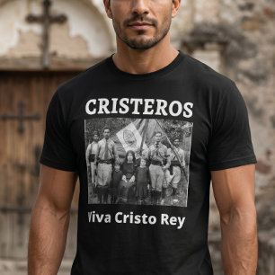 Romersk-katolsk gåva Cristeros Viva Cristo Rey T Shirt