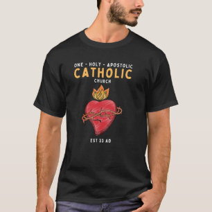 Romersk katolsk kyrka Helig Heart Gift T Shirt