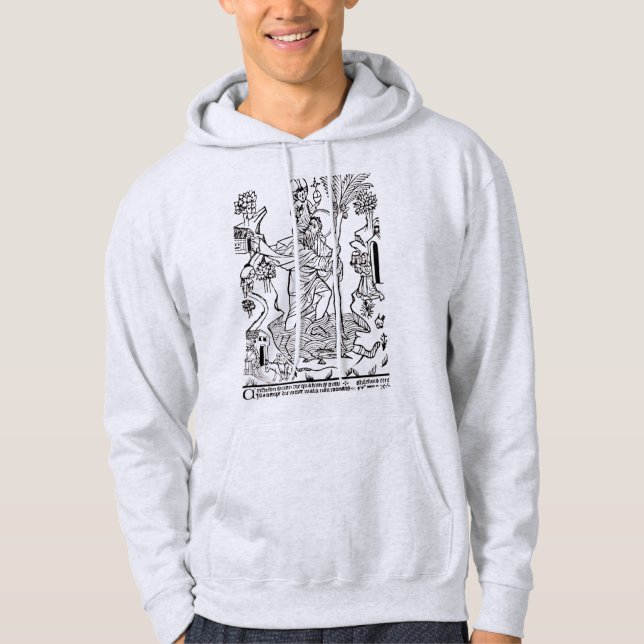 Romersk-katolskt helgon Christopher  Hoodie (Framsida)