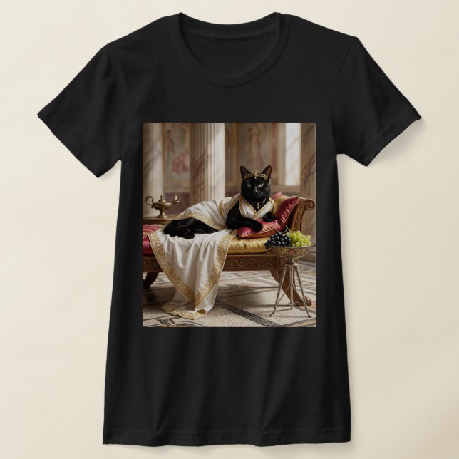 Romersk katt t shirt (Laydown)