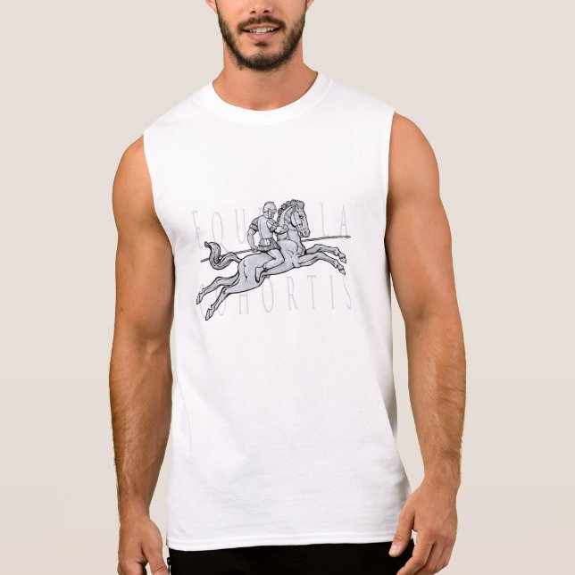 Romersk kavalleriuppladdare (den Equites alaen Sleeveless Tee (Framsida)