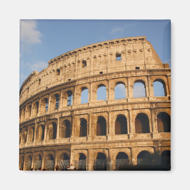 Romersk konst Colosseum eller Flavian 3 Magnet (Framsidan)