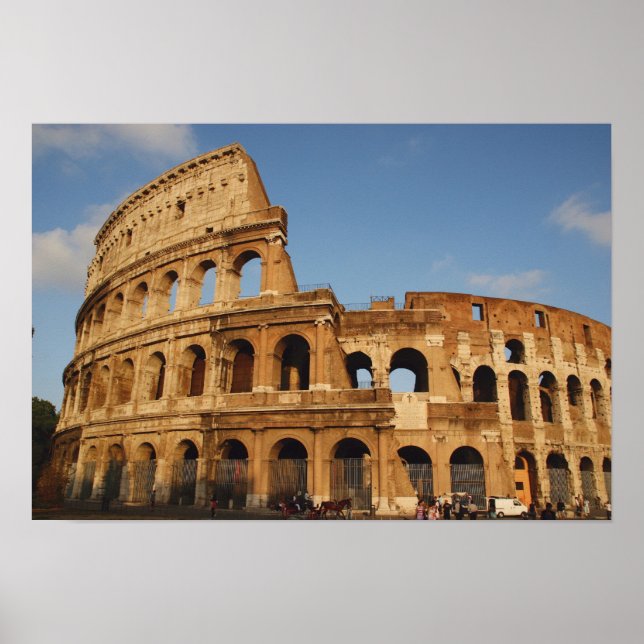 Romersk konst Colosseum eller Flavian 4 Poster (Framsidan)