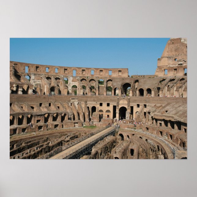 Romersk konst: Colosseum eller Flavian 6 Poster (Framsidan)