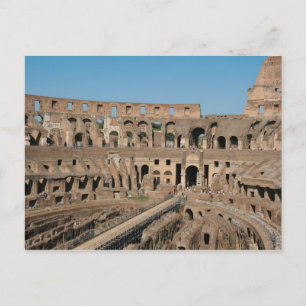 Romersk konst. Colosseum eller Flavian 6 Vykort