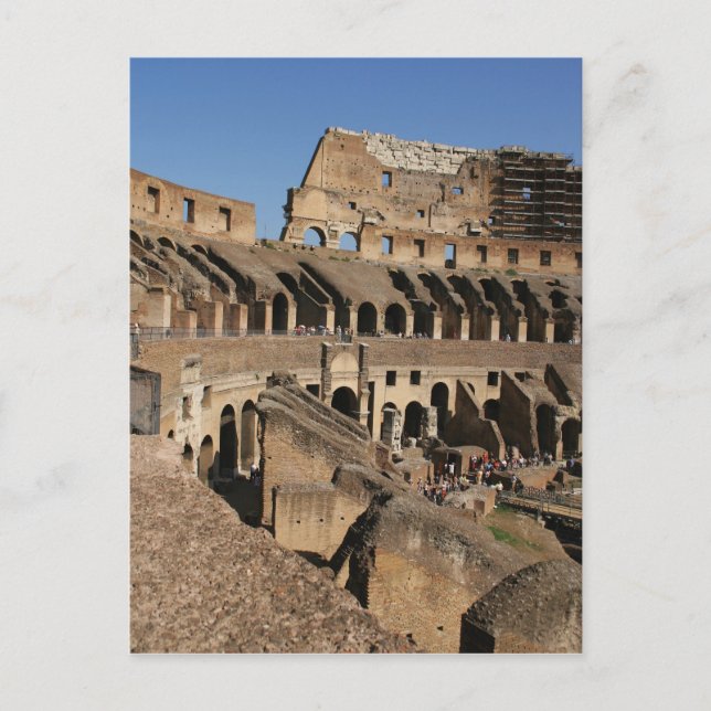 Romersk konst. Colosseum eller Flavianska Vykort (Framsida)