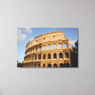 Romersk konst. Colosseum eller Flaviska 2 Canvastryck