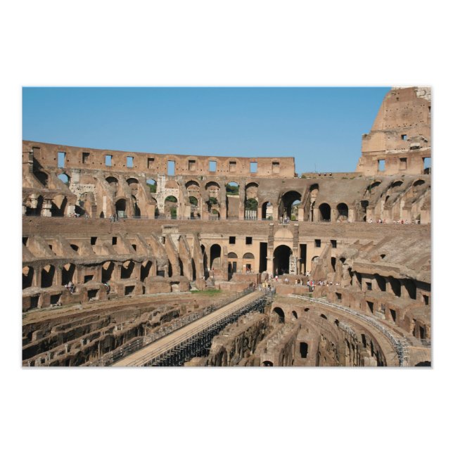 Romersk konst. Colosseum eller Flaviska 6 Fototryck (Framsidan)
