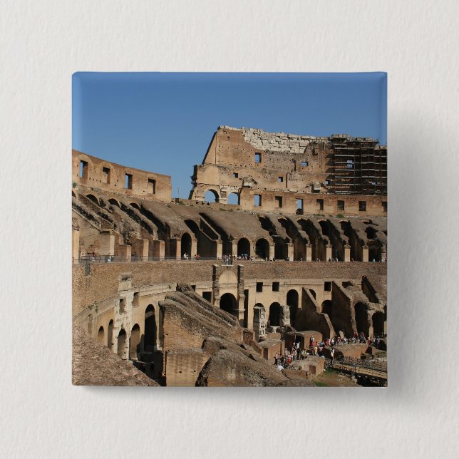 Romersk konst. Colosseum eller Flaviska 7 Knapp (Framsida)