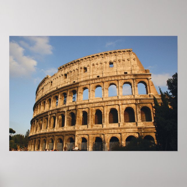Romersk konst. Colosseum eller Flavius 3 Poster (Framsidan)