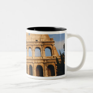Romersk konst. Colosseum eller Flavius 3 Två-Tonad Mugg