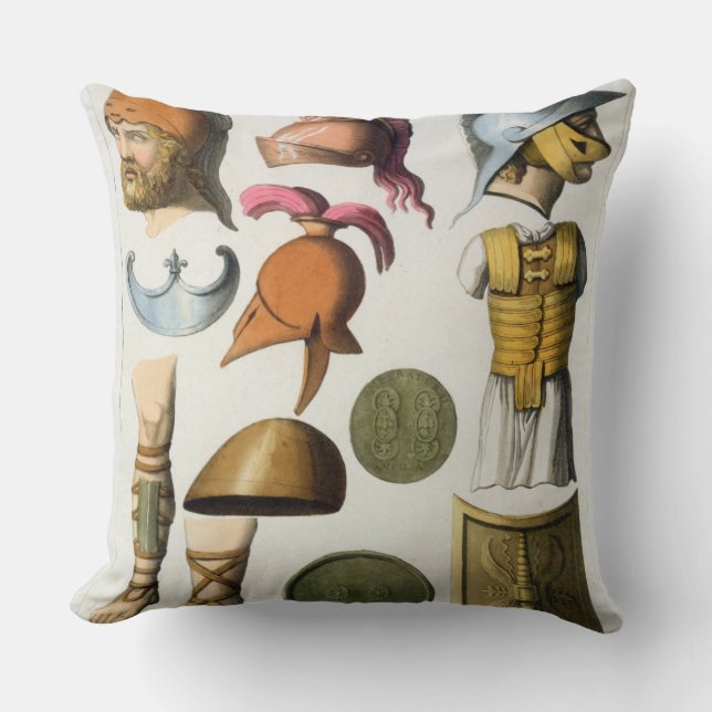 Romersk militär utrustning, från 'Le Kostymera Kudde (Framsida)