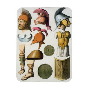 Romersk militär utrustning, från 'Le Kostymera Magnet