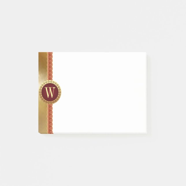 Romersk Monogram Post-it Block (Framsida)