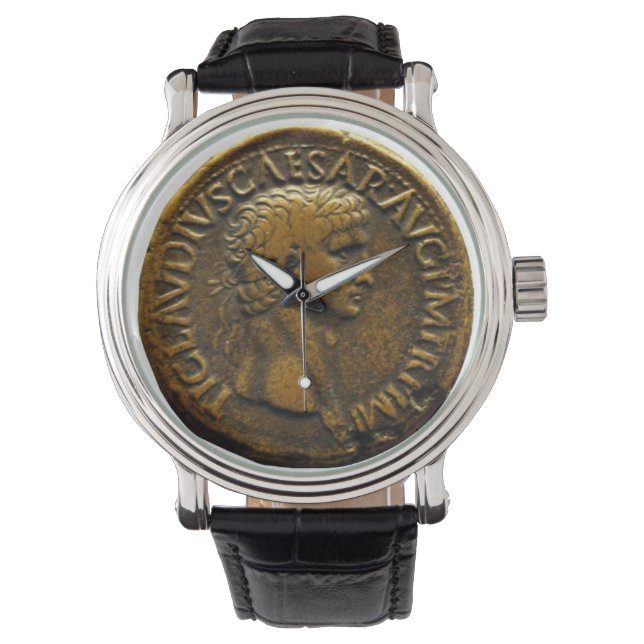 Romersk mynt armbandsur (Framsida)