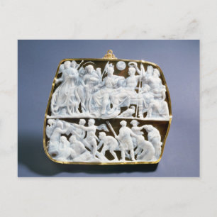 Romersk onyx cameo, 1:a århundradet AD Vykort