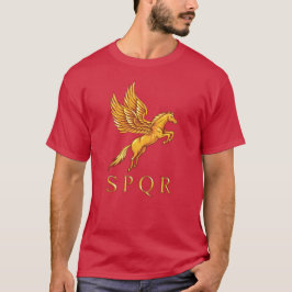 Romersk Pegasus grafisk T-tröja T-shirt