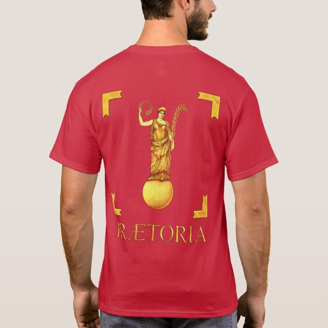 Romersk Praetoria Vexillum T-tröja T Shirt (Baksida)