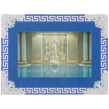 Romersk Reflekterande Pool med Grekisk Nyckel och 