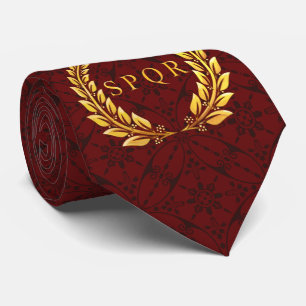 Romersk SPQR-lagrarTie med det mosaiska mönster Slips