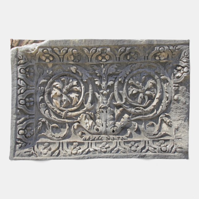 Romersk sten kökshandduk (Horisontell)